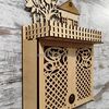 Suport de chei сu ușe ,,Casa cu copac,, / Ключница с дверцами ,,Дом с деревом,,